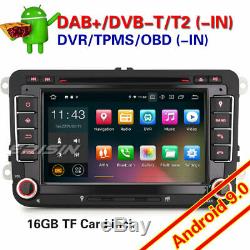 Tnt Android 9.0 Dab + Car Radio For Vw Seat Skoda Beetle Golf Touran Jetta Bt 4848