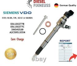 4X Injecteur de carburant diesel 1.6TDI Caddy Audi Skoda VW Golf Seat 03L130277B