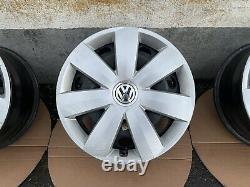 4x VW Golf 5 6 7 5K Caddy 2K Seat Leon 1P Skoda 16 Pouces Jantes 1K0601027AH