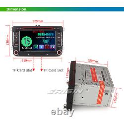 64GO Android 13 CD Autoradio GPS pour VW Skoda Seat Passat Golf 5 6 Tiguan Jetta