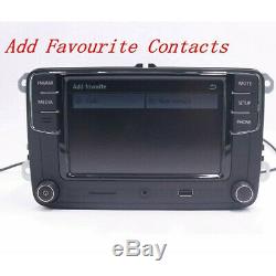 6.5Autoradio RCD330G+, MirrorLink, BT, USB, AUX, Pour VW Golf, Caddy, Passat, Polo, CC