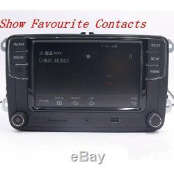 6.5Autoradio RCD330G+, MirrorLink, BT, USB, AUX, Pour VW Golf, Caddy, Passat, Polo, CC