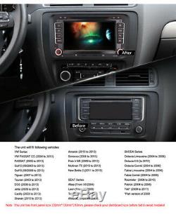 7Android 8 DAB+GPS SAT NAVI Autoradio USB Bluetooth 2 Din for VW Touran T5 Golf