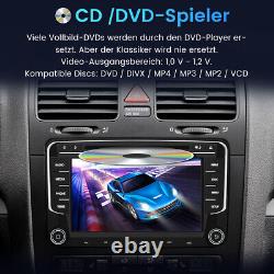 7Autoradio Pour VW Golf 5 6 Passat EOS Skoda Seat DVD CD GPS Navi USB Bluetooth