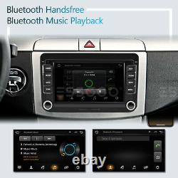 7 AUTORADIO Stéréo Android 9.1 Bluetooth RDS GPS +Caméra For VW GOLF 5 6 Passat