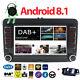 7 Android 8.1 Gps Autoradio Dab+for Vw Passat Seat Golf 5 6 Jetta Touran Obd Sd