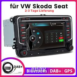 7 Car Autoradio Für VW Golf 5 6 Passat EOS Skoda Seat DVD GPS Navi USB BT DAB