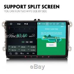 9 Android 8.0 GPS Autoradio DAB+For VW Passat Seat Golf 5 6 Jetta Touran Canbus