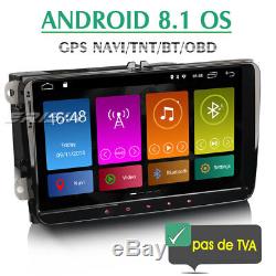 9 Android 8.1 Autoradio for Golf 5 6 Skoda Passat Tiguan GPS BT OBD2 TNT USB SD