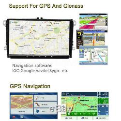 9 Android 8.1 GPS Autoradio WIFI DAB+ pour VW Skoda Seat Polo Golf Jetta ODB