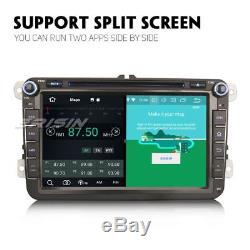 Android 8.0 GPS Autoradio DAB+For VW Passat Seat Golf 5 6 Jetta Touran OPS CD 4G