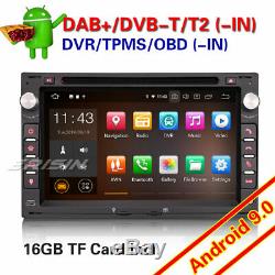 Android 9.0 Autoradio For VW PASSAT PEUGEOT GOLF 4 IBIZA T4 T5 DVD DAB+ TNT 4886