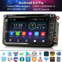 Android 9.0 Autoradio Navi CD DAB+GPS for VW PASSAT GOLF 5 TOURAN EOS SKODA SEAT