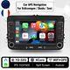 Autoradio 2din Android Gps Wifi Carplay Vw Golf 5 6 Polo Passat Skoda Jetta