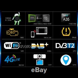 DAB+ Android 8.1 Autoradio GPS Bluetooth pour VW Passat Golf 5 Polo Tiguan Seat