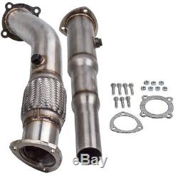 Downpipe Décatalyseur Tube Afrique INOX 3 for VW GOLF 4 / BORA 1.8T / 1.8 GTI