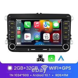 Lecteur autoradio Android 2 Din, GPS, WiFi, Carplay, Volkswagen, Skoda, Seat