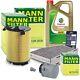Mann-filter Kit Révision + 5l Edge Fst 5w-30 Ll Pour Vw Golf Plus 5m 1.2 1.4 Tsi