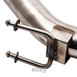 STAINLESS EXHAUST DECAT DE CAT FRONT DOWNPIPE pour VW GOLF 5 GOLF 6 2.0 GTI FSI