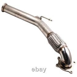 Stainless Steel Decat and Downpipe 3 for VW Golf VI 5K1 2.0 GTI 2009-2013 Neuf